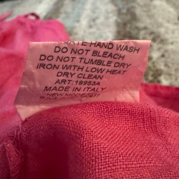 Bellambra Pink Italian Linen Mini Halter Dress S - Picture 5 of 7